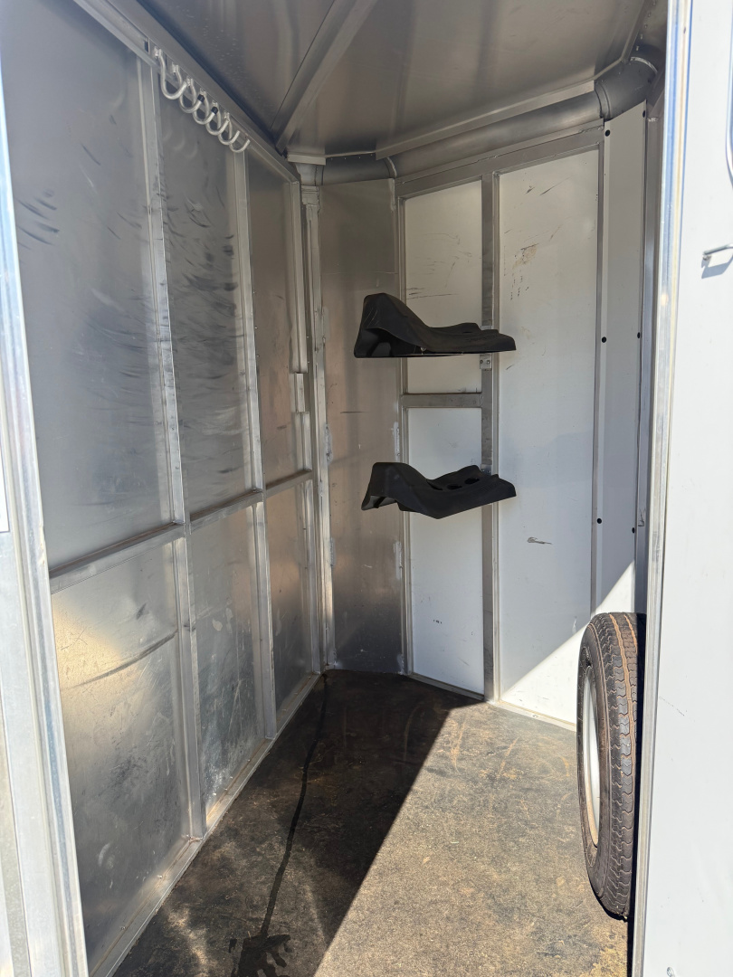 Used 2012 Sundowner Trailers Stockman Special 2 Horse Slant Bumper Pull Horse Trailer