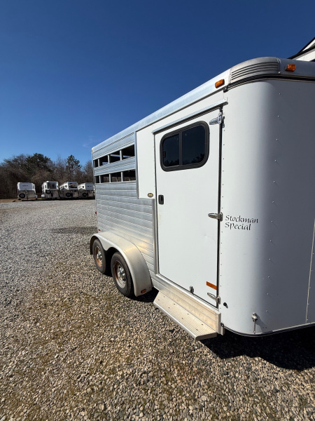 Used 2012 Sundowner Trailers Stockman Special 2 Horse Slant Bumper Pull Horse Trailer