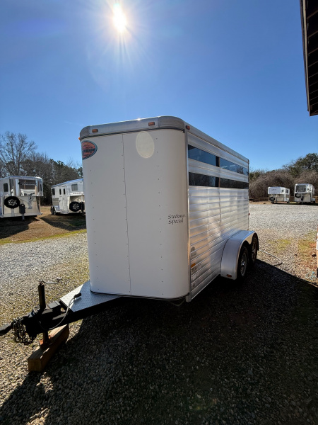 Used 2012 Sundowner Trailers Stockman Special 2 Horse Slant Bumper Pull Horse Trailer