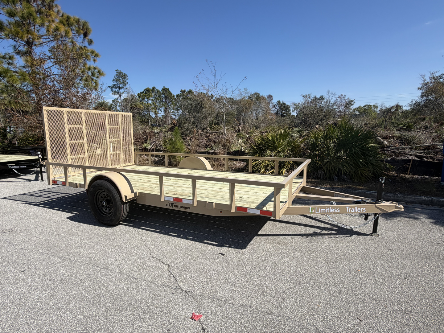 New 2026 Limitless Trailers 5K 7X14 Utility Trailer