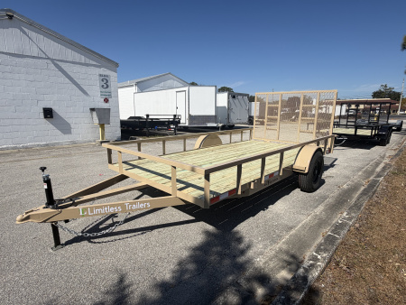 New 2026 Limitless Trailers 5K 7X14 Utility Trailer