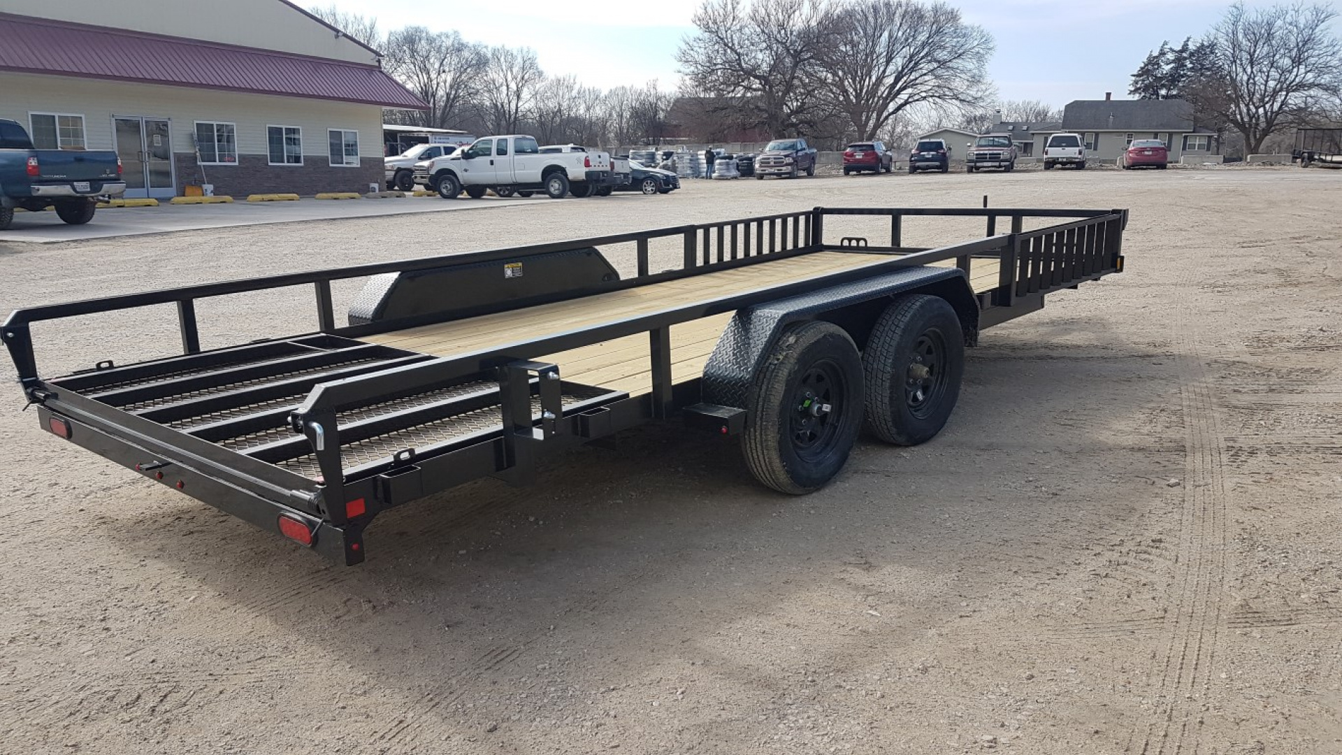 New 2026 Midsota 82x18 ATV Utility Trailer 7K