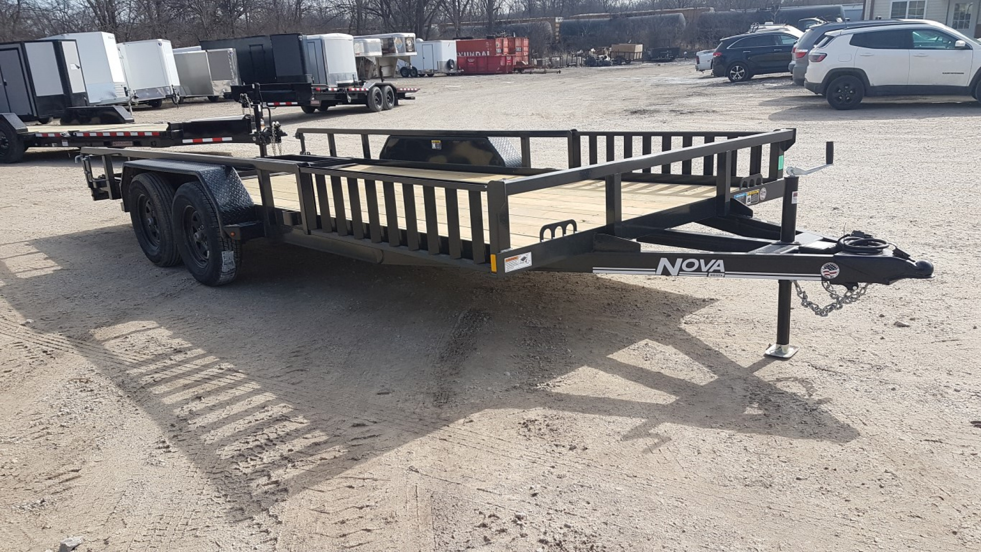 New 2026 Midsota 82x18 ATV Utility Trailer 7K