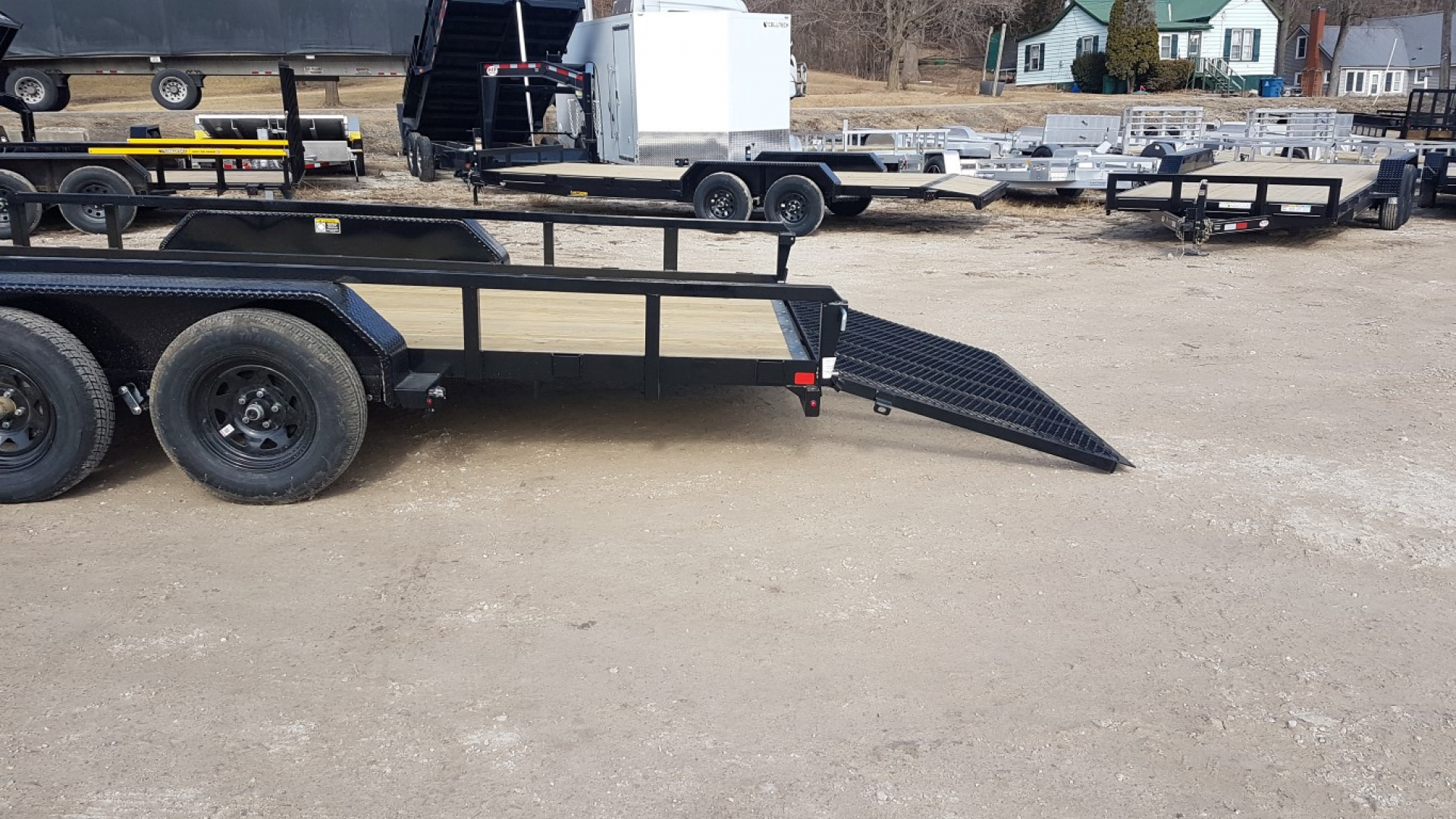 New 2026 Midsota 82x18 ATV Utility Trailer 7K