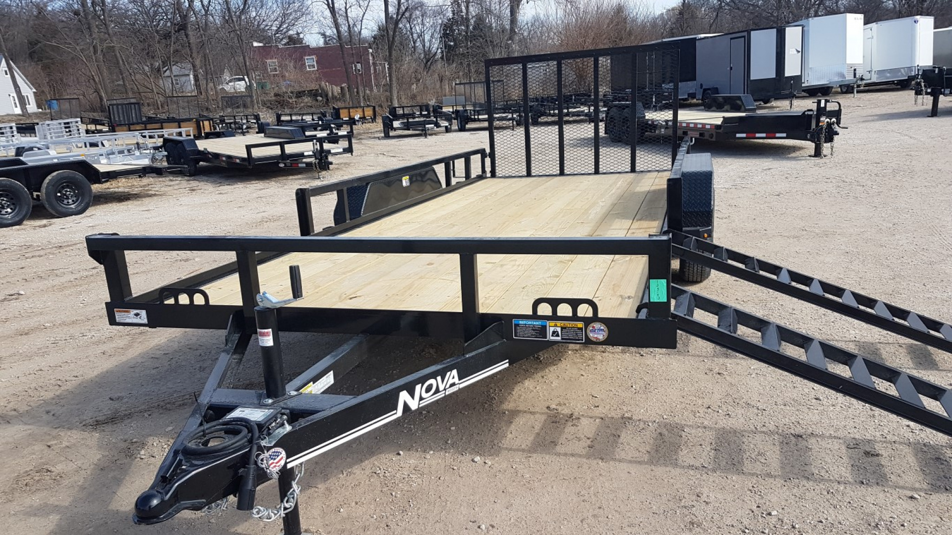 New 2026 Midsota 82x18 ATV Utility Trailer 7K