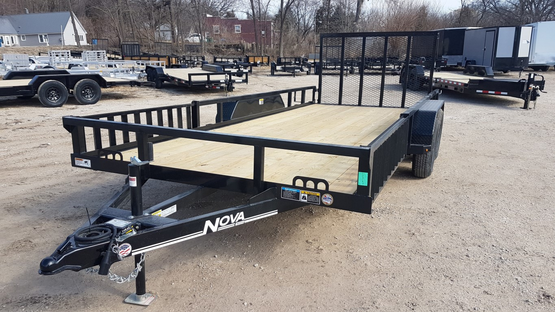 New 2026 Midsota 82x18 ATV Utility Trailer 7K