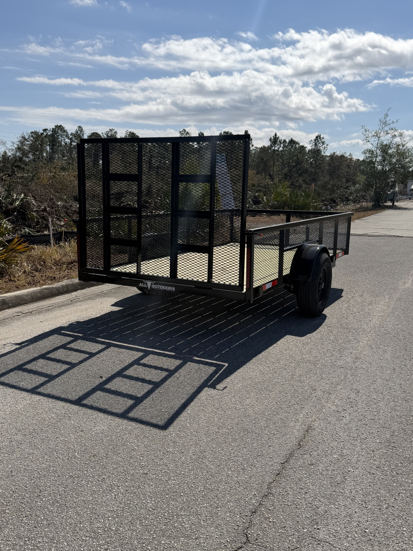 New 2026 Limitless Trailers 6X12 5K 2' Mesh Sides Utility Trailer