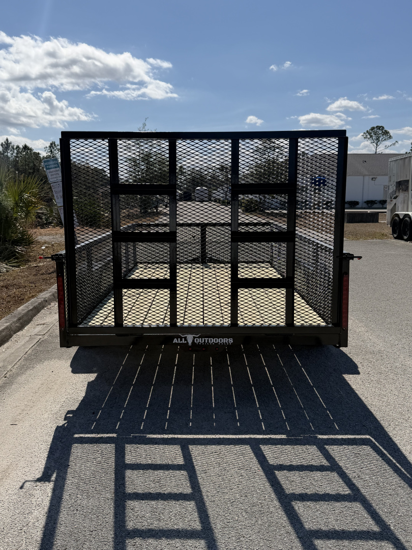 New 2026 Limitless Trailers 6X12 5K 2' Mesh Sides Utility Trailer