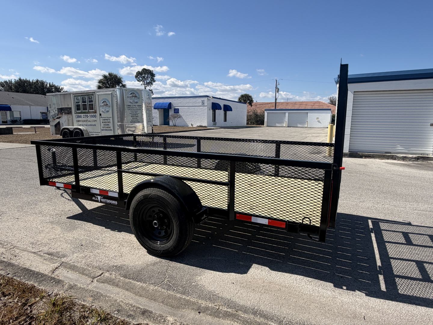 New 2026 Limitless Trailers 6X12 5K 2' Mesh Sides Utility Trailer