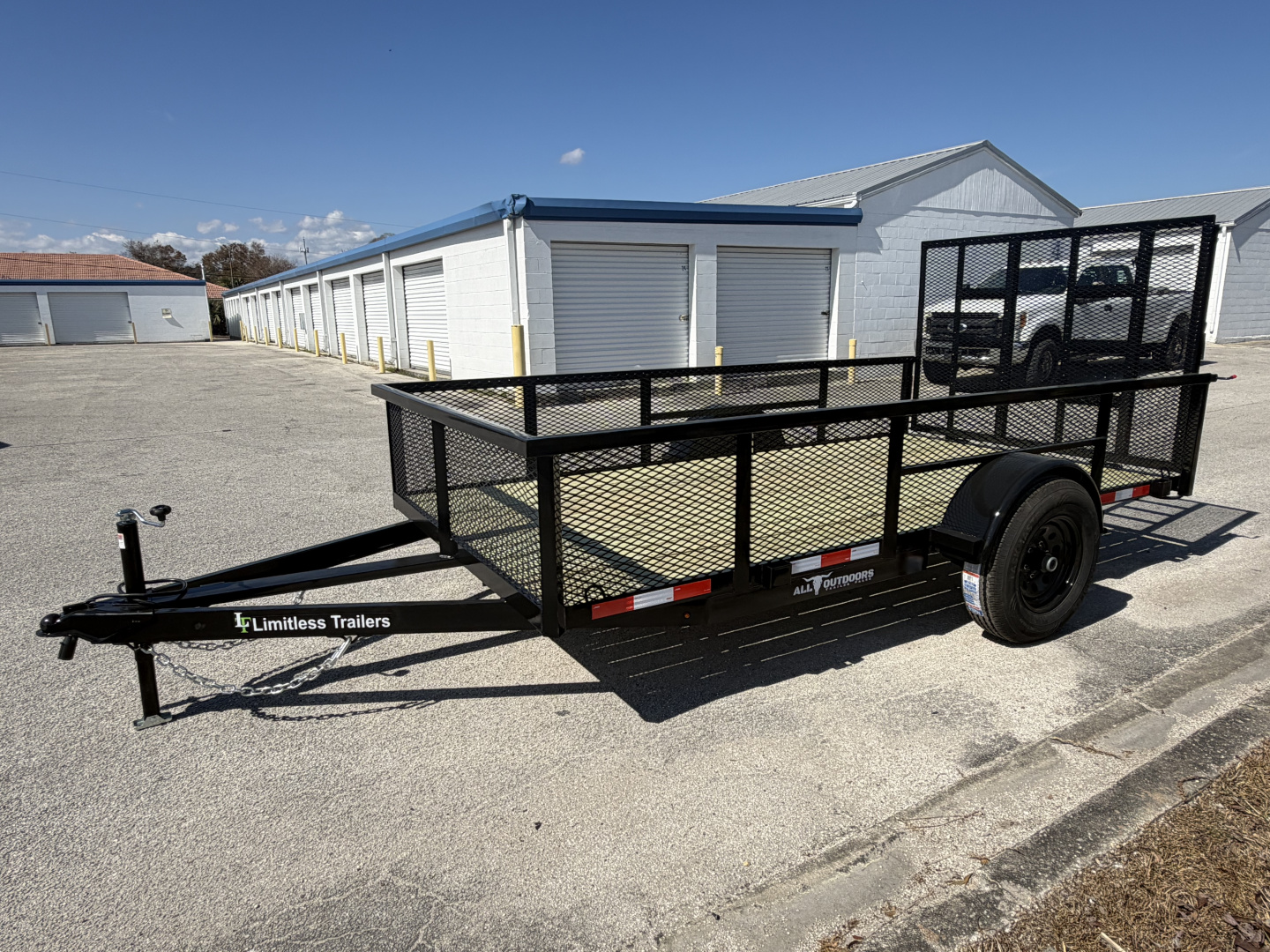 New 2026 Limitless Trailers 6X12 5K 2' Mesh Sides Utility Trailer