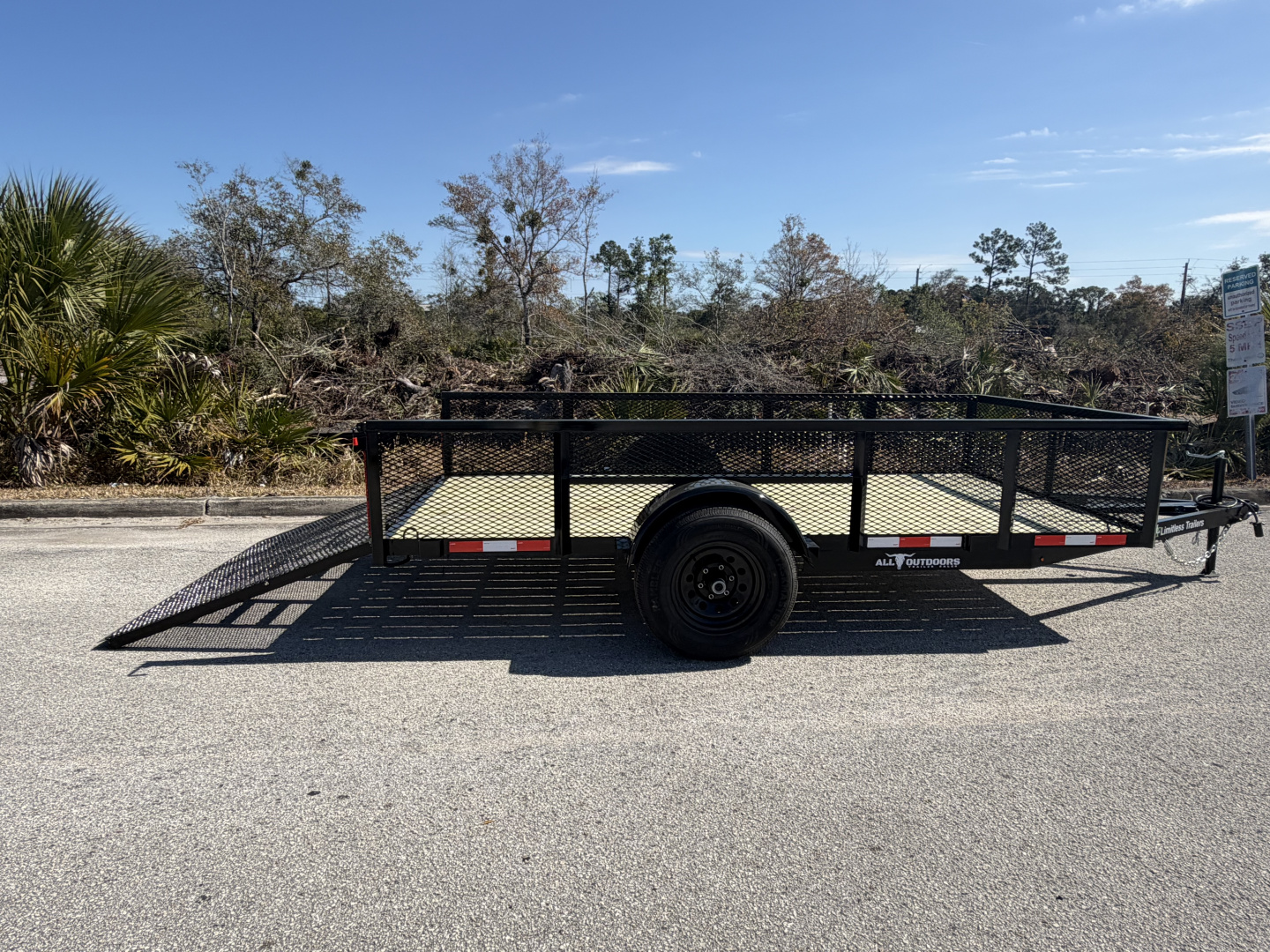 New 2026 Limitless Trailers 6X12 5K 2' Mesh Sides Utility Trailer