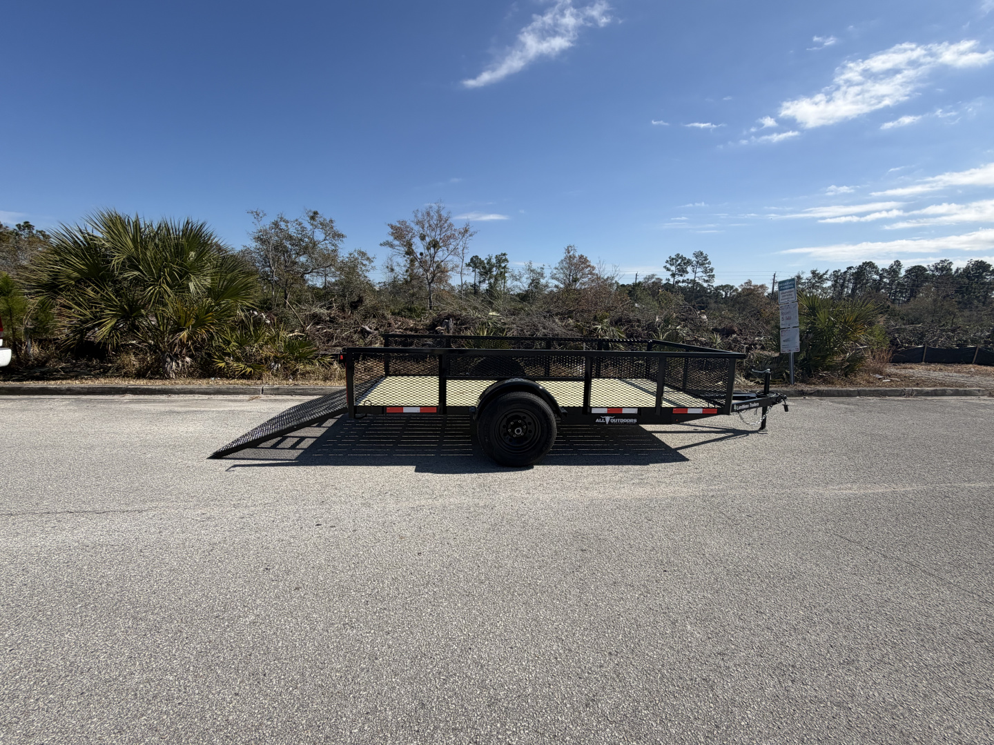 New 2026 Limitless Trailers 6X12 5K 2' Mesh Sides Utility Trailer