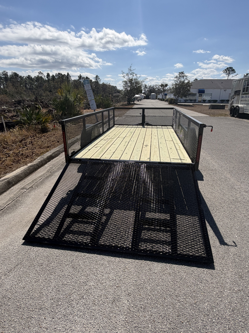 New 2026 Limitless Trailers 6X12 5K 2' Mesh Sides Utility Trailer