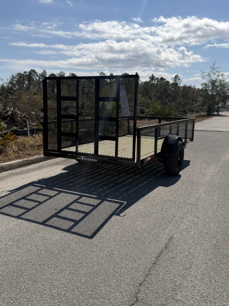New 2026 Limitless Trailers 6X12 5K 2' Mesh Sides Utility Trailer