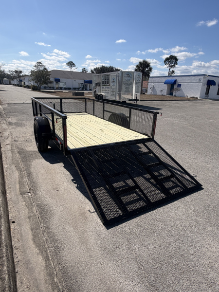 New 2026 Limitless Trailers 6X12 5K 2' Mesh Sides Utility Trailer
