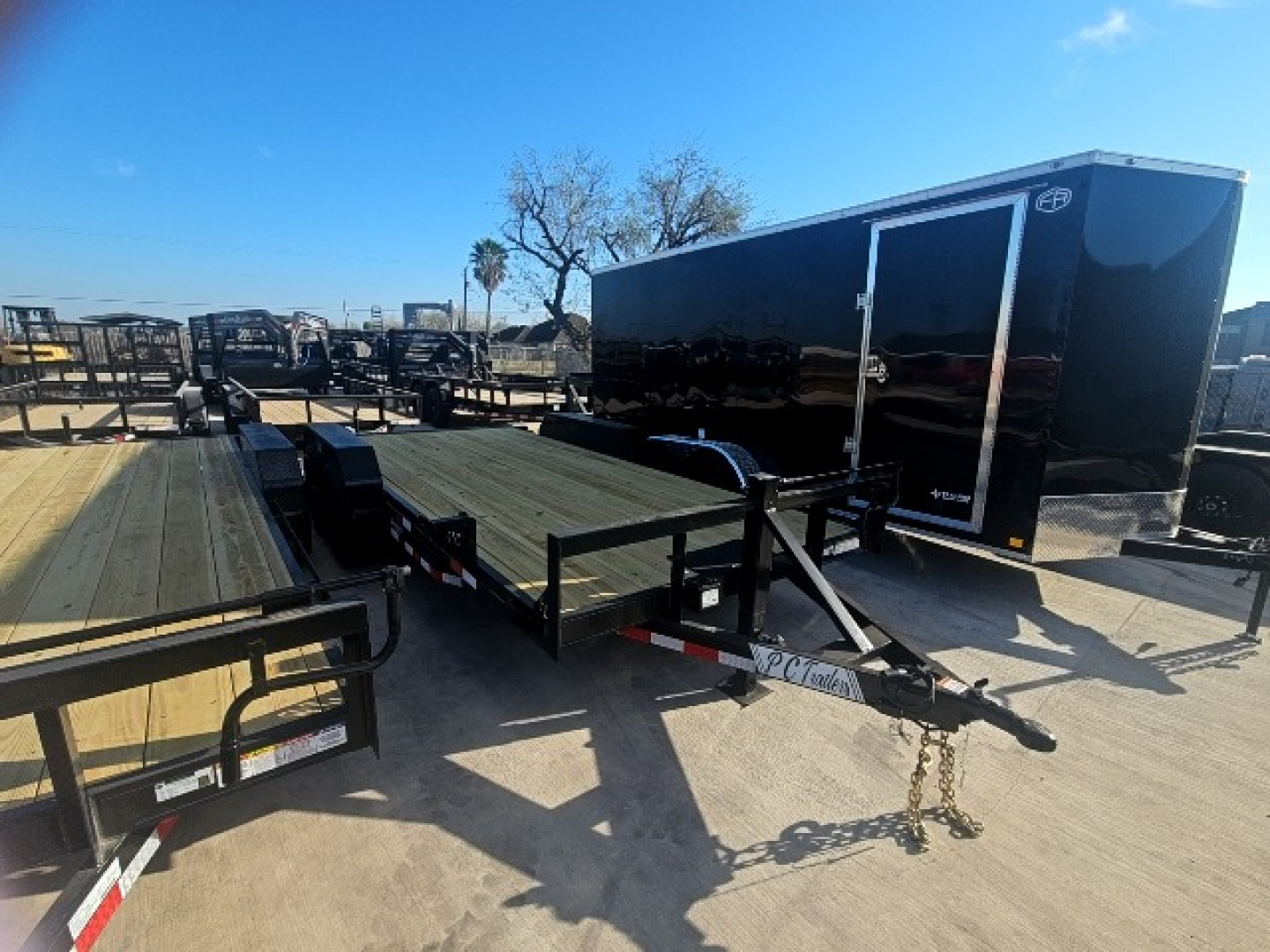New 2026 P&C Trailers 83X18 Flatbed Trailer