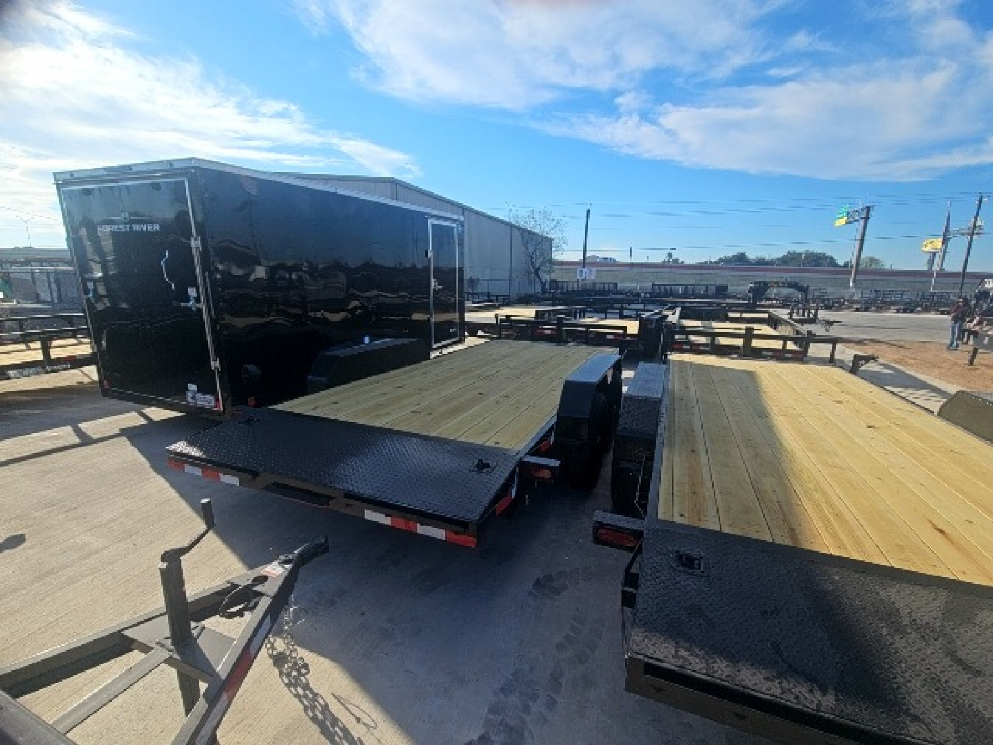 New 2026 P&C Trailers 83X18 Flatbed Trailer
