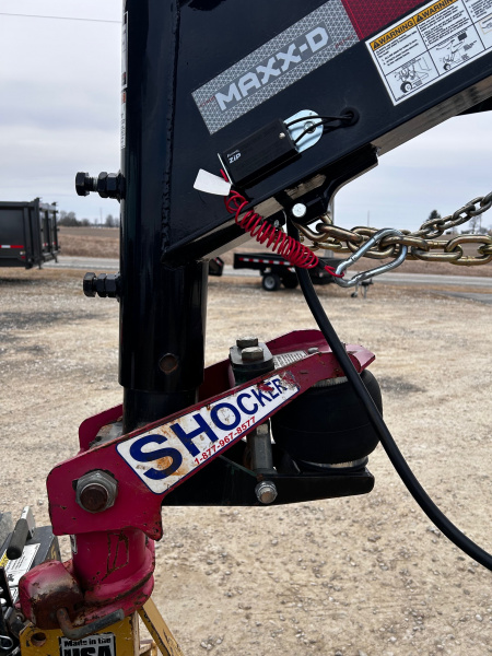 Used 2023 MAXXD G8X 83X22 Gooseneck/Shocker Hitch/Winch 17500 LB GVWR GRAVITY TILT Equipment Trailer