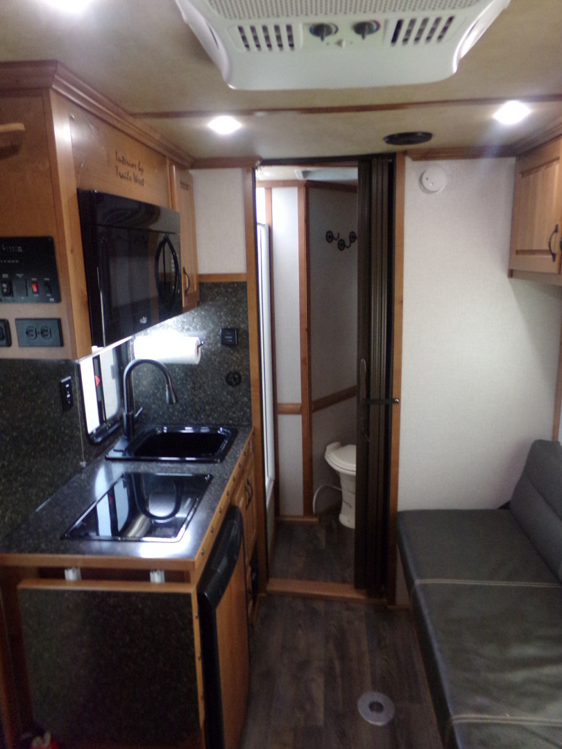 Used 2023 Trails West Classic 10x10 Side Tack Horse Trailer