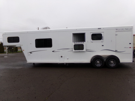 Used 2023 Trails West Classic 10x10 Side Tack Horse Trailer