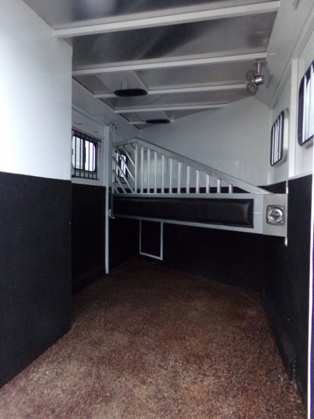 Used 2023 Trails West Classic 10x10 Side Tack Horse Trailer