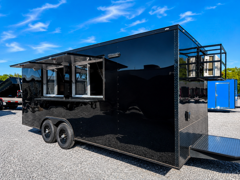 New 2026 Coast 2 Coast 8.5X20 TA CONCESSION TRAILER (FULLY EQUIPPED) BLACKOUT Vending / Concession Trailer