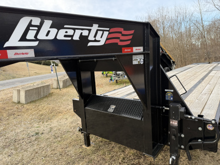New 2026 Liberty LF22K GOOSENECK TRAILER 35+5 MAMMOTH RAMPS 23.9K G.V.W.R.