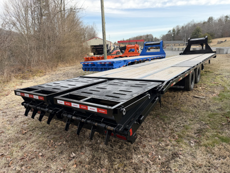 New 2026 Liberty LF22K GOOSENECK TRAILER 35+5 MAMMOTH RAMPS 23.9K G.V.W.R.