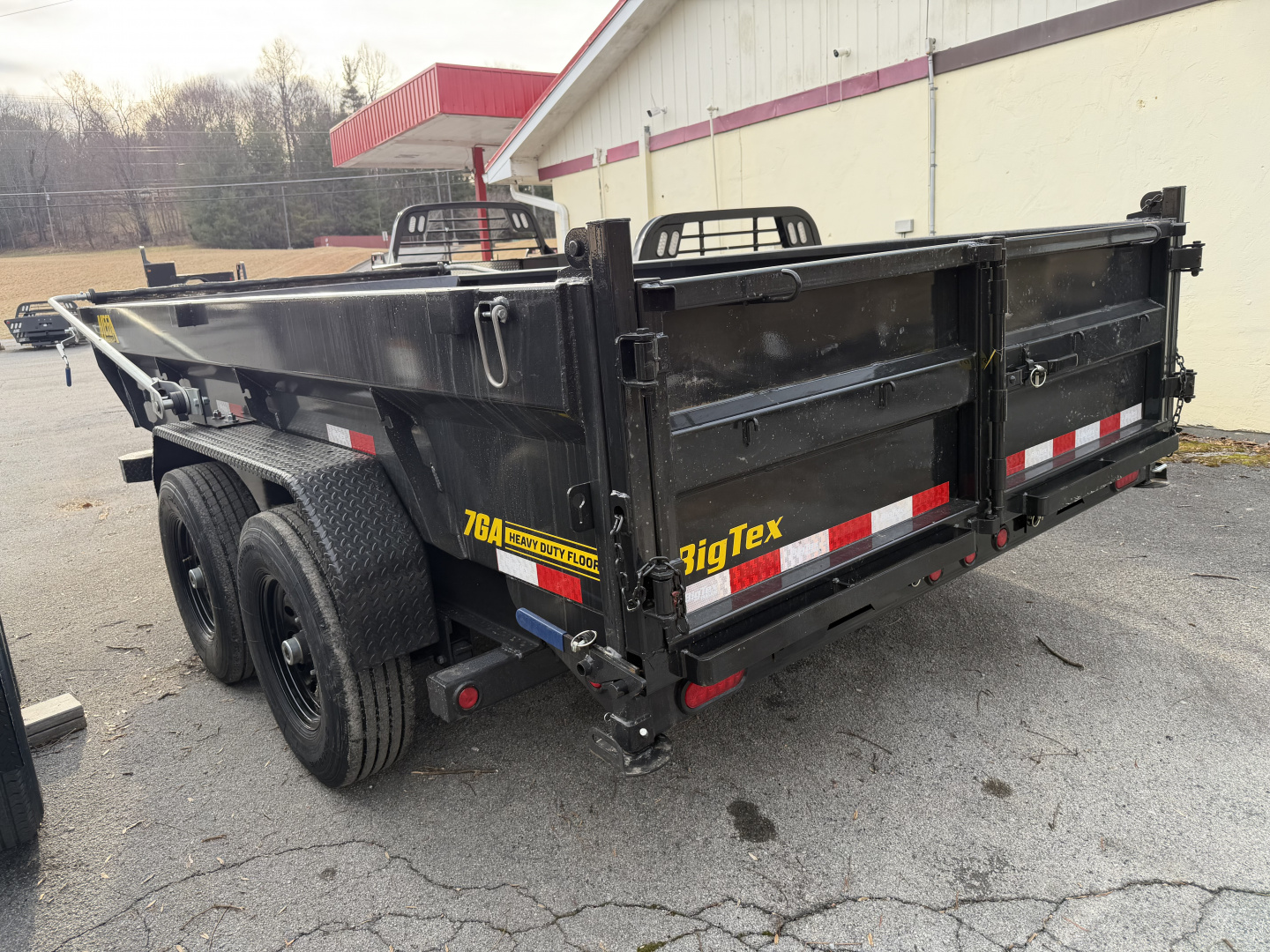 New 2026 Big Tex Trailers 14TDX 5 STAGE TELESCOPIC DUMP TRAILER 7 GAUGE FLOOR ,HYDRO JACK, LONG ARM TARP 14 PLY TIRES