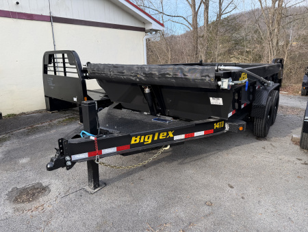 New 2026 Big Tex Trailers 14TDX 5 STAGE TELESCOPIC DUMP TRAILER 7 GAUGE FLOOR ,HYDRO JACK, LONG ARM TARP 14 PLY TIRES