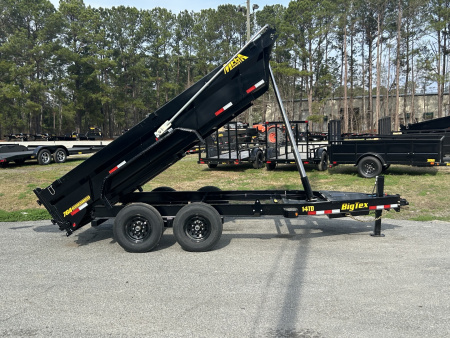 New 2026 Big Tex Trailers 14TDX 5 STAGE TELESCOPIC DUMP TRAILER 7 GAUGE FLOOR ,HYDRO JACK, LONG ARM TARP 14 PLY TIRES
