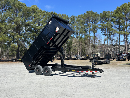 New 2026 Big Tex Trailers 16LP 7x16 Dump Trailer, 8K Axles, 17.5 Tires, 48  Sides