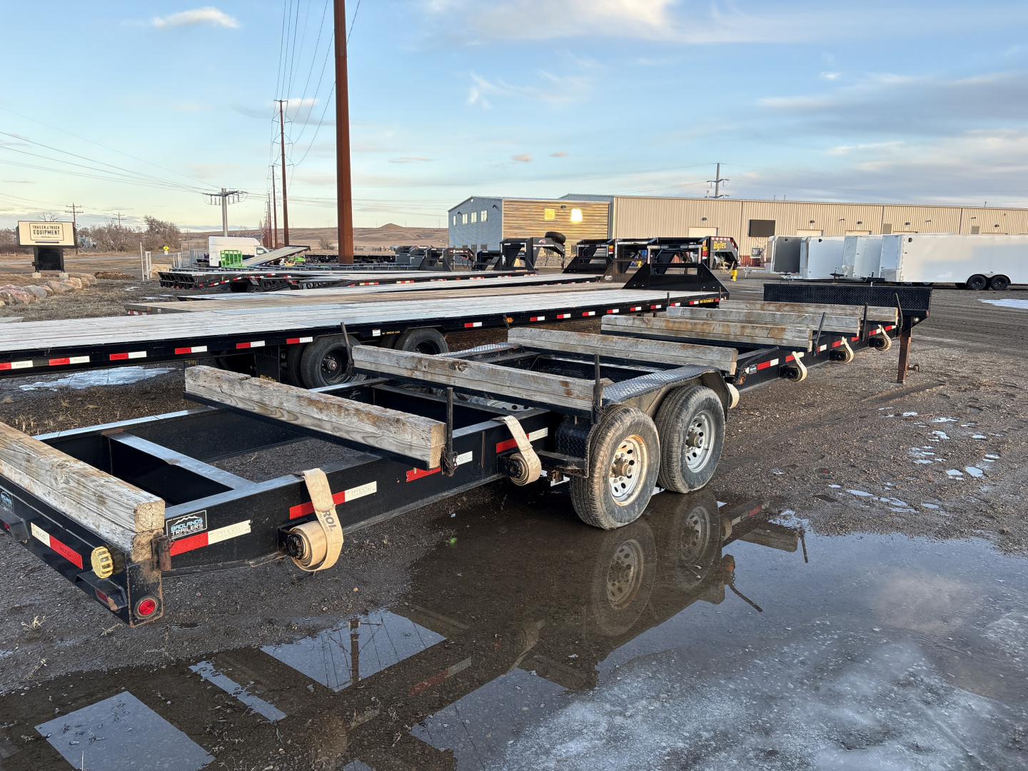 Used 2019 MAXX-D 32' Flatbed Trailer