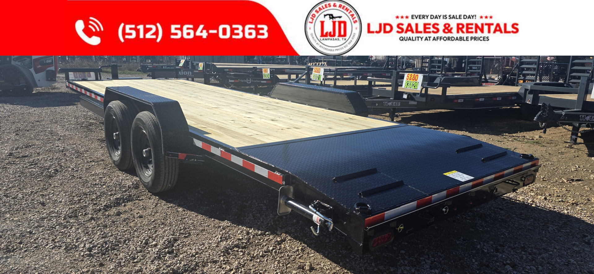 New 2026 Lacosta Trailers - 83" x 24' - Trailer Car Hauler