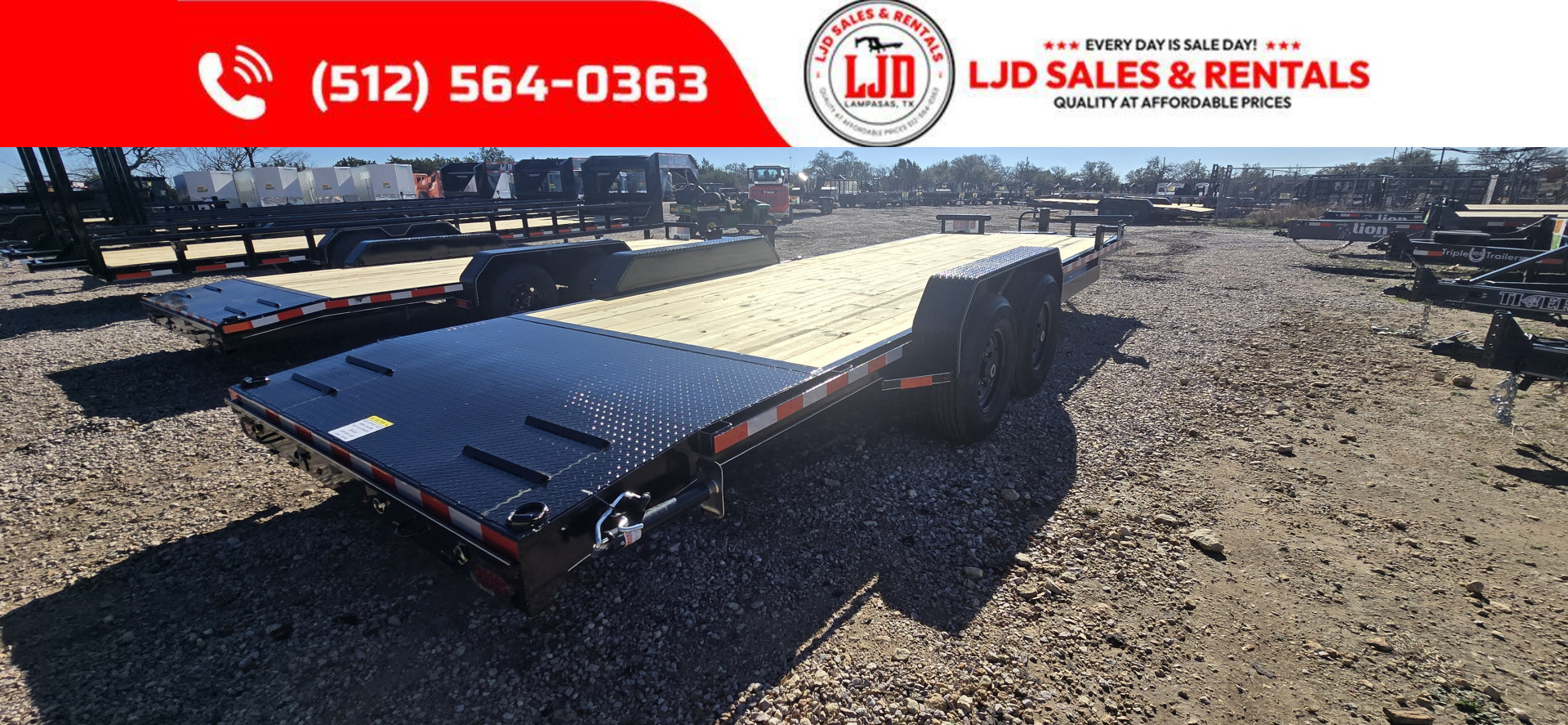 New 2026 Lacosta Trailers - 83" x 24' - Trailer Car Hauler