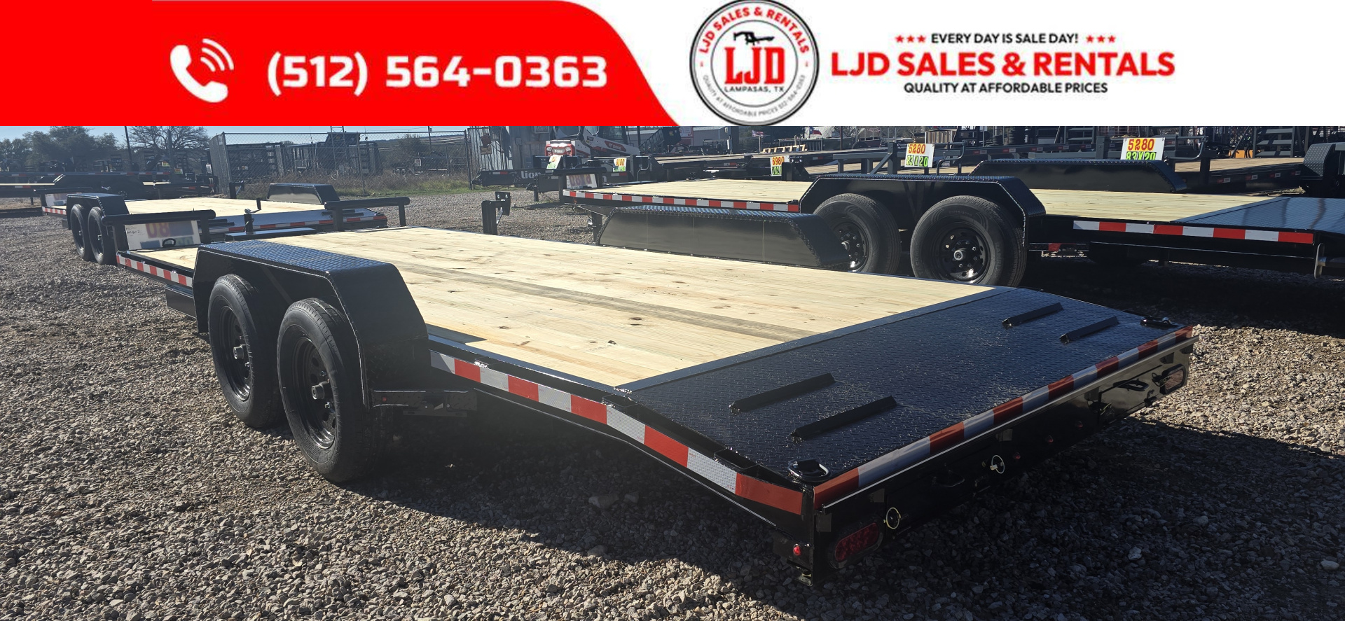 New 2026 Lacosta - 83" x 20' - Trailer Car /Equipment Hauler -
