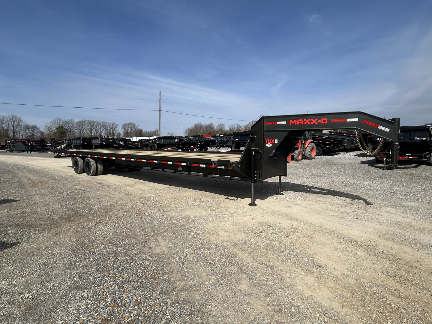 New 2026 MAXXD 102"X40' 30K Full Tilt Container Gooseneck Trailer