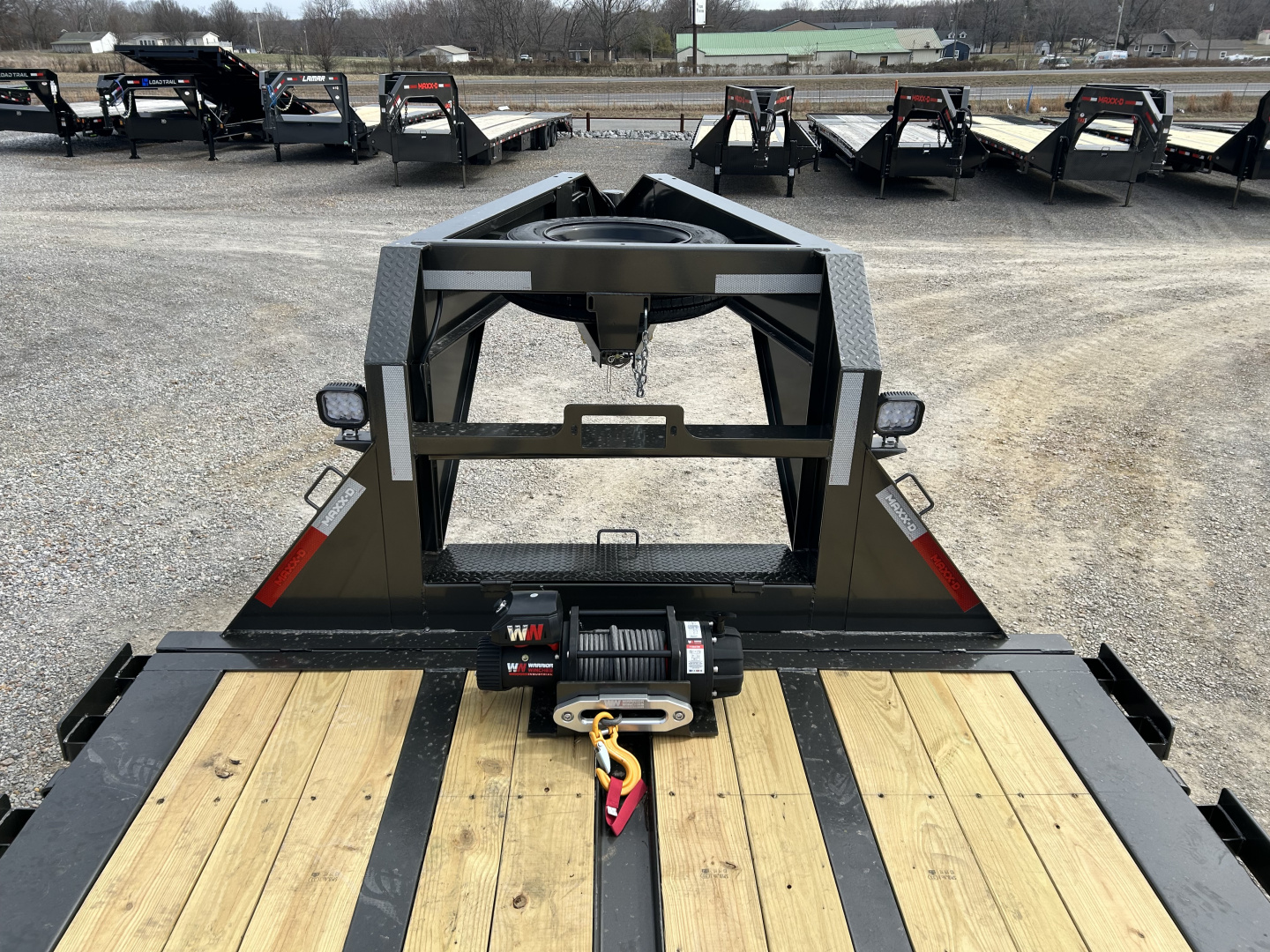 New 2026 MAXXD 102"X40' 30K Full Tilt Container Gooseneck Trailer