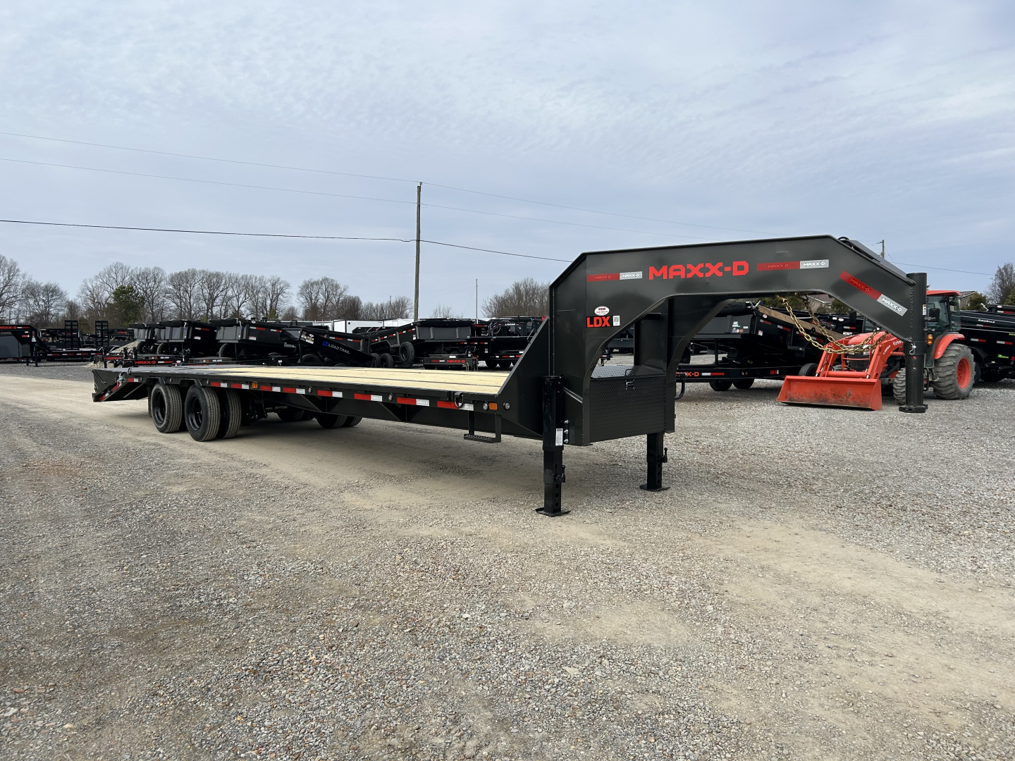 New 2026 MAXXD Gooseneck Flatbed Trailer | 102" x 32' 30K GVWR