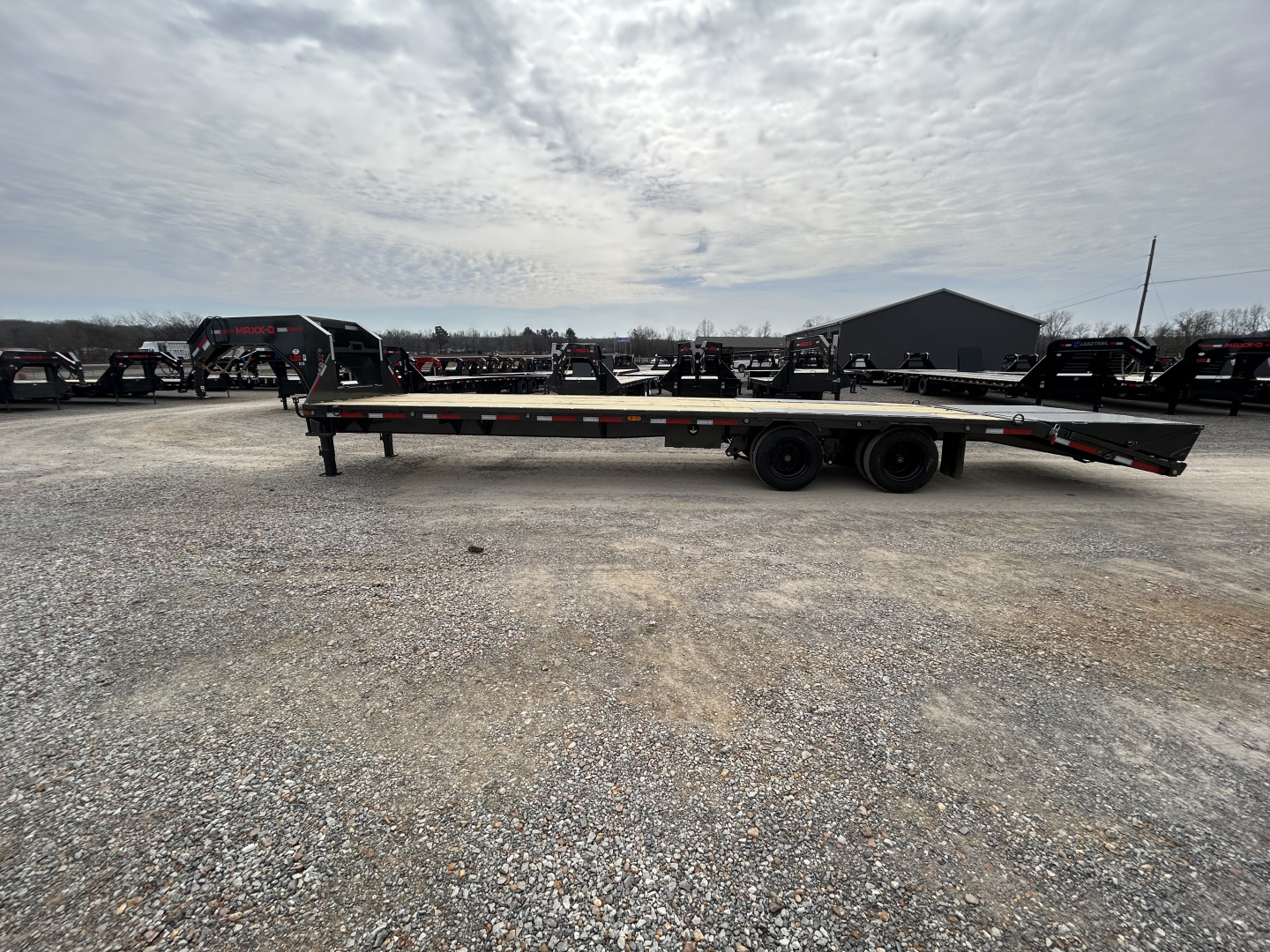 New 2026 MAXXD Gooseneck Flatbed Trailer | 102" x 32' 30K GVWR