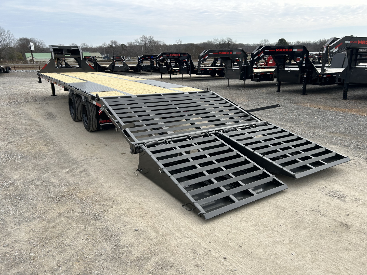 New 2026 MAXXD Gooseneck Flatbed Trailer | 102" x 32' 30K GVWR