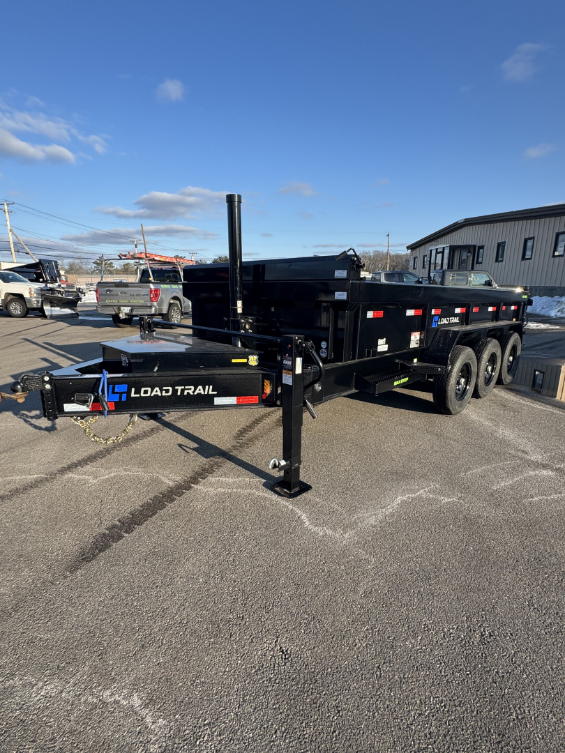 New 2026 Load Trail 83"X16' Triaxle Dump Trailer /Telescopic / Dual Jacks