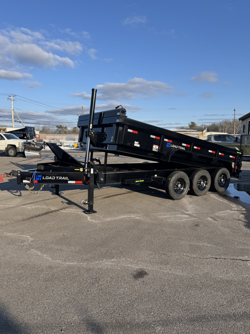 New 2026 Load Trail 83"X16' Triaxle Dump Trailer /Telescopic / Dual Jacks