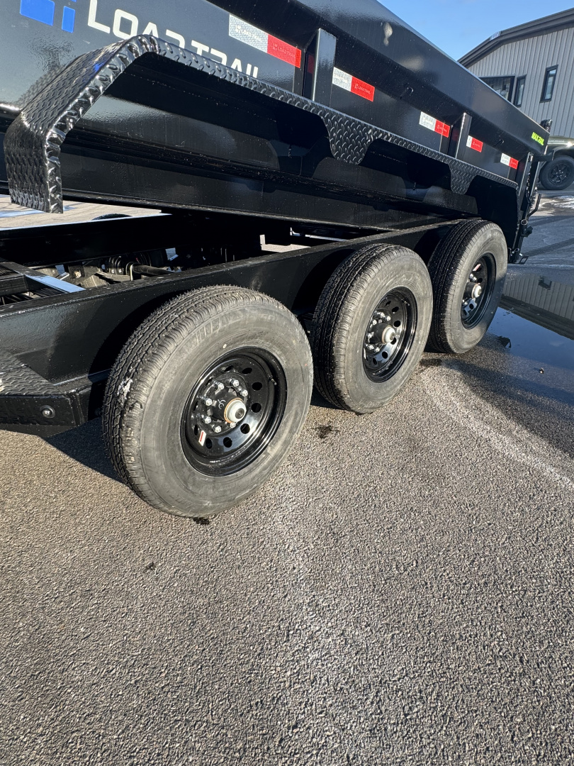 New 2026 Load Trail 83"X16' Triaxle Dump Trailer /Telescopic / Dual Jacks