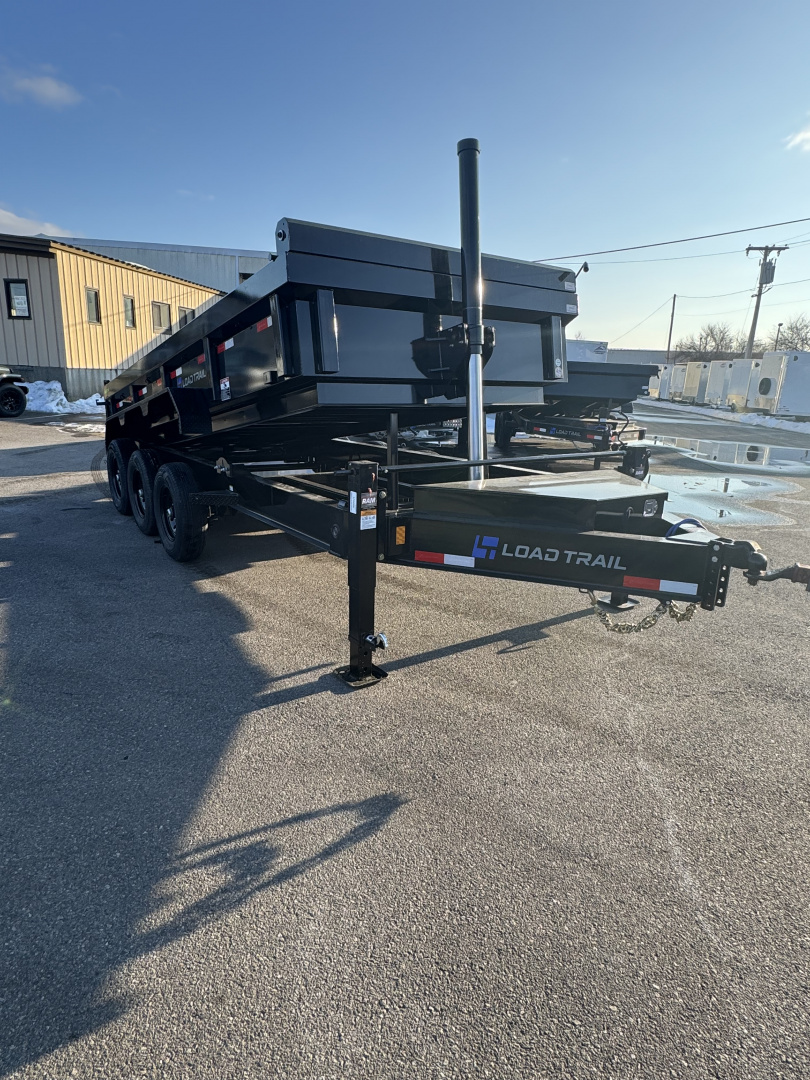 New 2026 Load Trail 83"X16' Triaxle Dump Trailer /Telescopic / Dual Jacks