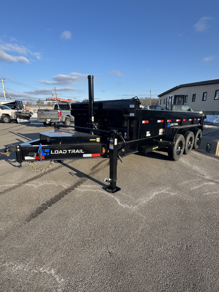 New 2026 Load Trail 83"X16' Triaxle Dump Trailer /Telescopic / Dual Jacks