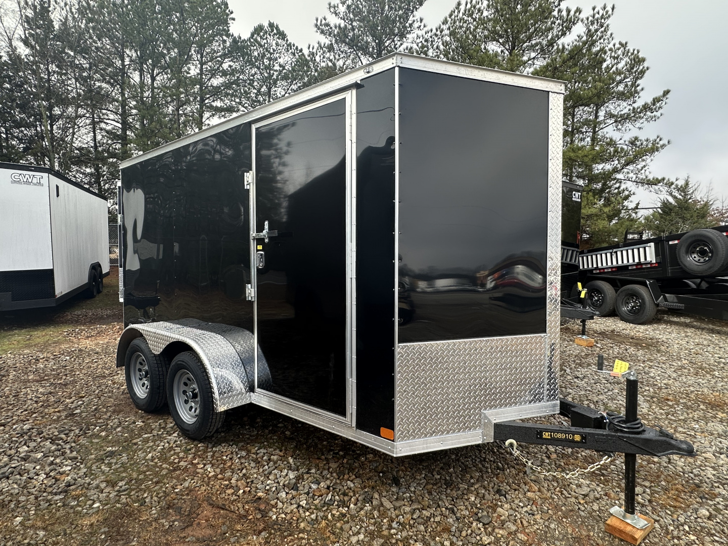 New 2026 Covered Wagon Trailers CW 6x12 blk Cargo / Enclosed Trailer