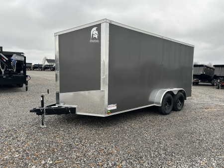 New 2026 Spartan 7'x16' 7k Enclosed Trailer