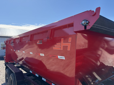 New 2026 Horizon Trailers EDZ Dumpster Dump Bin ONLY 83X16 RED