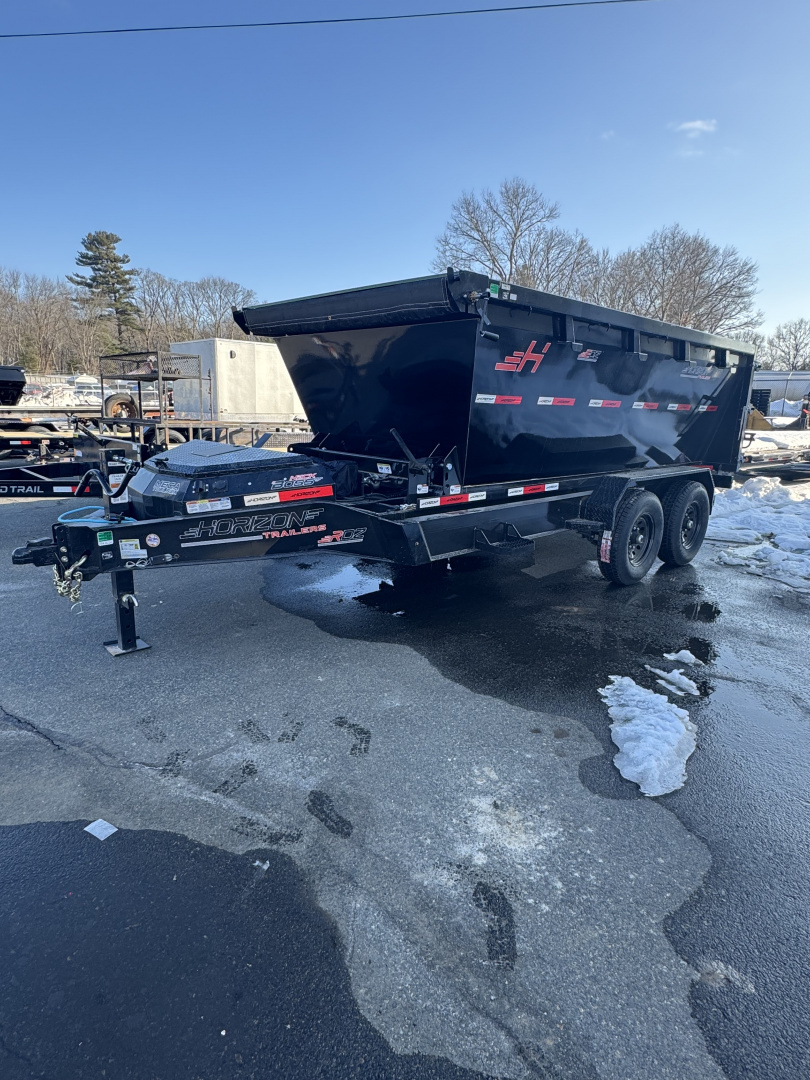 New 2026 Horizon Trailers RDZ14 ROLL-OFF Dump Trailer & 2 TUBS